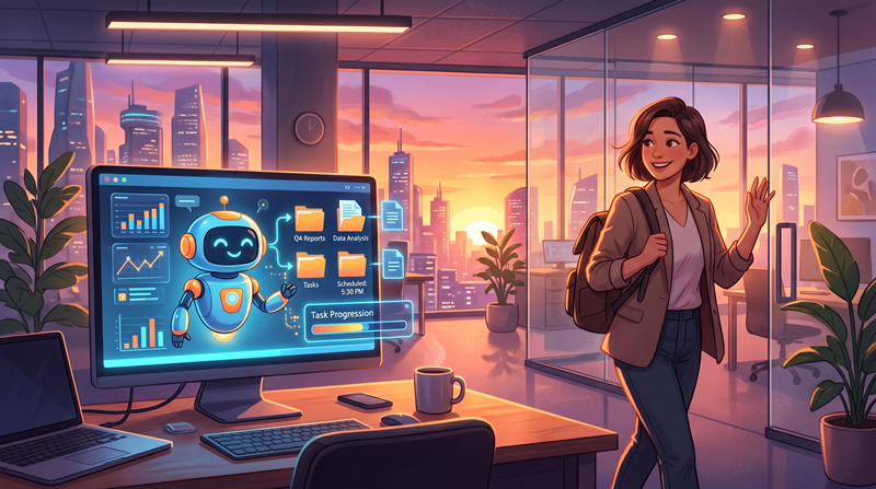 【残業ゼロへ】PCを閉じてもAIが働く！『Copilot-Cowork』がサラリーマンの生活リズムを激変させる理由