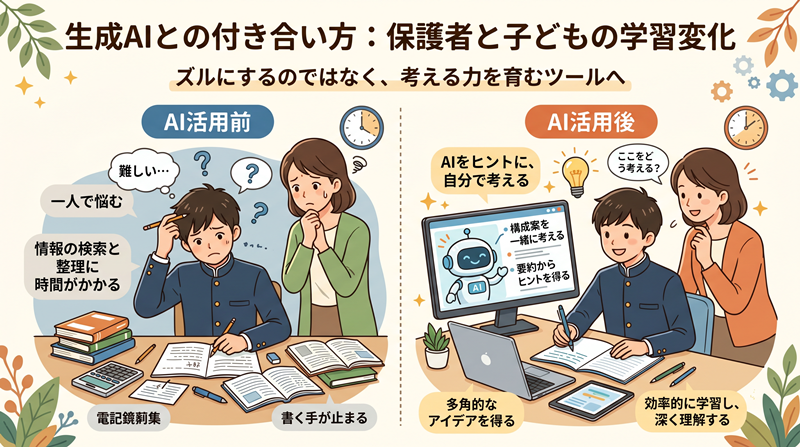 保護者が知っておきたい生成AIとの付き合い方