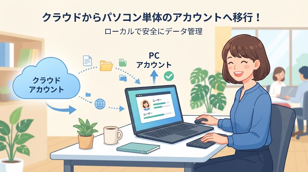 ローカルアカウントのイメージイラスト