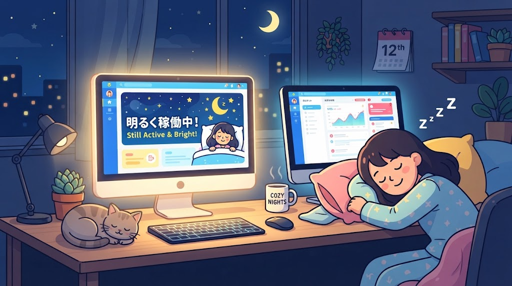 スリープ設定のイメージイラスト