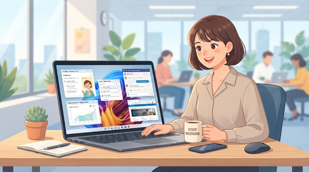自動起動設定のイメージイラスト