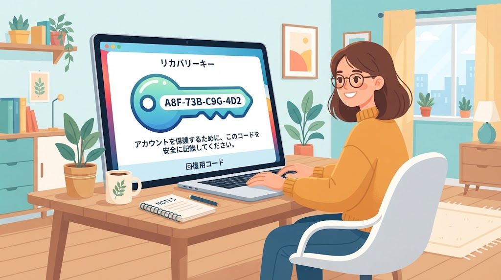 回復キーのイメージイラスト
