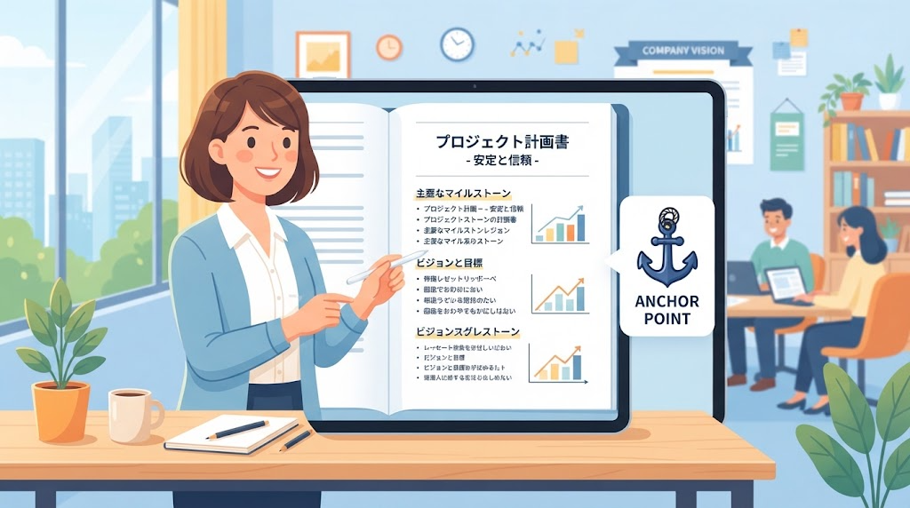 アンカーのイメージイラスト