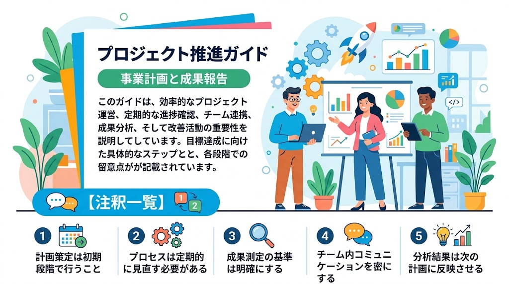 注釈のイメージイラスト