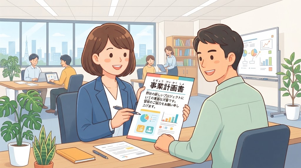 ルビを振るイメージイラスト