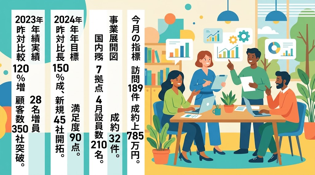 縦書きの縦中横のイメージイラスト